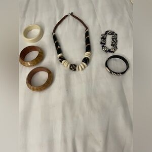 Beautiful tribal jewelry. All 6 pieces for one price $50.